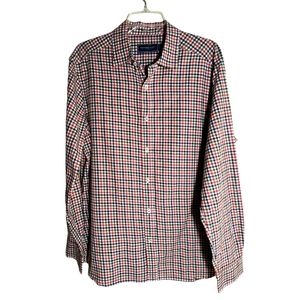 Vineyard Vines 100% Cotton Multicolor Plaid Long sleeve button up shirt size L
